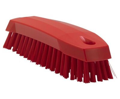 Vikan Hygiëne Medium Werkborstel klein 165mm Rood