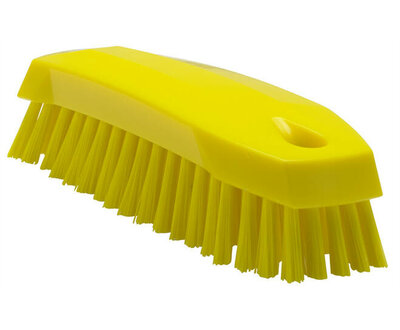 Vikan Hygiëne Medium Werkborstel klein 165mm Geel