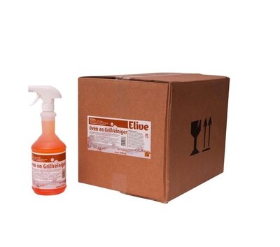 Elive Oven en Grillreiniger in spray 6x1L