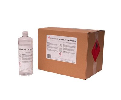 Elive hand Alcohol 70% 6x1L