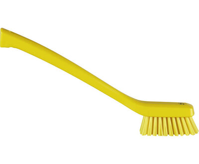 Vikan Lange Afwasborstel Met Smalle Borstel 420mm Geel