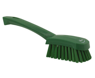 Vikan Harde Afwasborstel Met Korte Steel 270mm Groen 