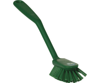 Vikan Medium Vaatborstel Met Schraabrand 280mm Groen