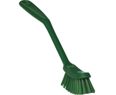 Vikan Medium Vaatborstel Smalle Borstelkop 290mm Groen 