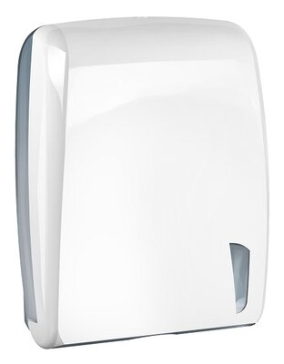 Elive Line 2, Maxi handdoekdispenser Wit (standaard vouwtjes)