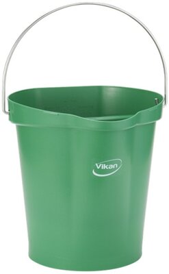 Vikan Emmer 12L Metaaldetecteerbaar Groen  