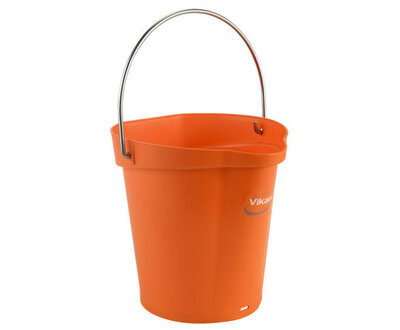 Vikan Emmer 6L Met Schenktuit En Maatverdeling Oranje