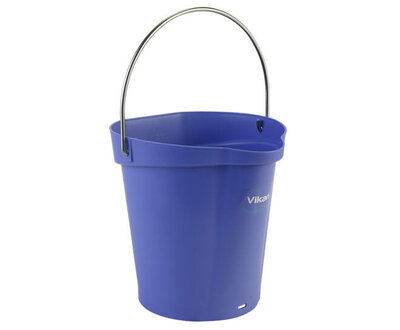 Vikan Emmer 6L Met Schenktuit En Maatverdeling Paars