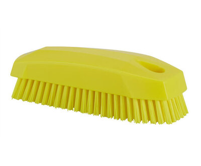 Vikan Hygiëne Harde Nagel/Werkborstel Klein S 130mm Geel