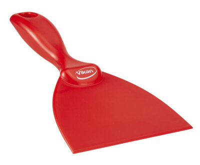 Vikan Metaal En X-ray Detecteerbare Handschraper Breed 120mm Rood