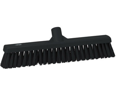 Vikan Hygiëne Bezem Zacht Zwart 410mm