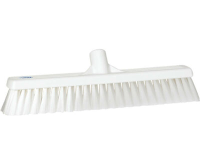 Vikan Hygiëne Bezem Zacht Wit 410mm