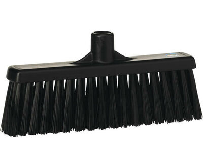 Vikan Bezem Met Rechte Hals Zwart 310mm
