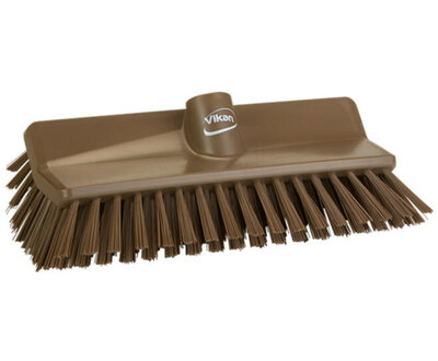 Vikan Hygiëne Hoekschrobber Medium Bruin 265mm