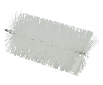 Vikan Pijpborstel Medium Voor Flexibele kabel Ø90, 200mm Wit