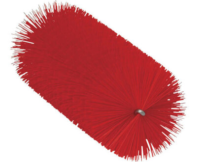 Vikan Pijpborstel Medium Voor Flexibele Kabel Ø60, 200mm Rood