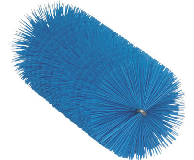 Vikan Pijpborstel Medium Voor Flexibele Kabel Ø60, 200mm Blauw