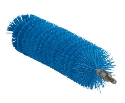 Vikan Pijpborstel Midium Voor Flexibele Kabel Ø40, 200mm Blauw