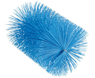 Vikan Pijpborstel Medium Voor Flexibele Kabel Ø120, 210mm Blauw