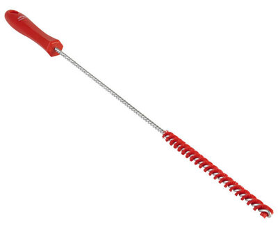 Vikan Harde Pijpborstel Met Handvat Ø10, 500mm Rood