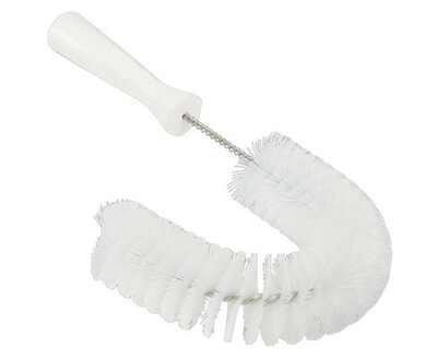 Vikan Medium Buizenborstel Met Handvat Ø55, 360mm Wit