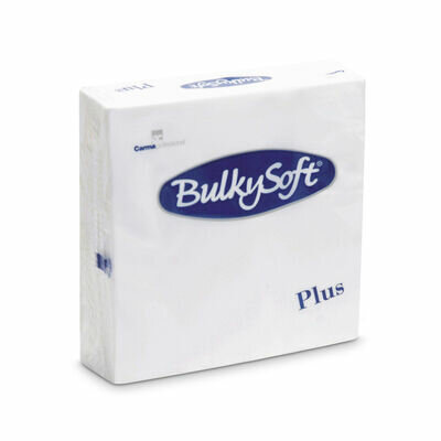 Bulkysoft servetten 2lgs 38x38cm plus, doos 1680 stuks - Wit