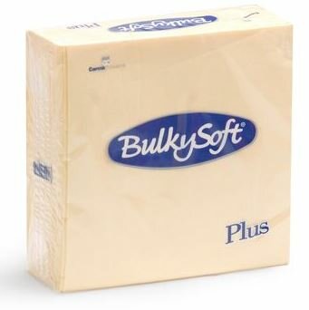 Bulkysoft servetten 2lgs 38x38cm plus, doos 1440 stuks - Crème