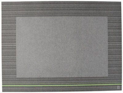 Europochette Placemat LIMA Zwart - Pistache 30x40cm 4x250st.