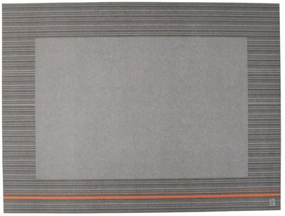 Europochette Placemat LIMA Zwart - Orange 30x40cm 4x250st.