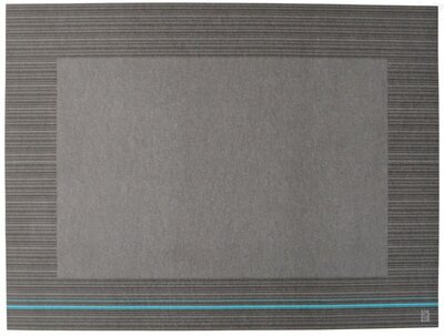 Europochette Placemat LIMA Zwart - Turquose 30x40cm 4x250st.