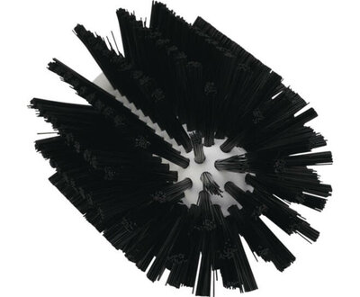 Vikan Steelmodel Pijpborstel Medium Ø90, 160mm Zwart
