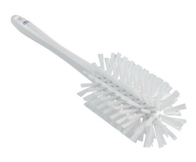 Vikan Medium Harde Pijpborstel Met Handvat (uit een stuk), Ø90, 460mm Wit