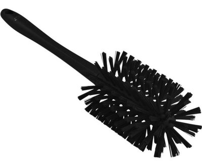 Vikan Medium Harde Pijpborstel Met Handvat (uit een stuk), Ø90, 460mm Zwart