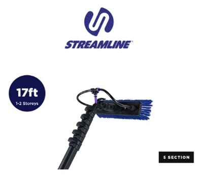 Streamline® OVA8® 24T Koolstofvezel Watergevoede Telescoopsteel – 5,1 m / 17 ft