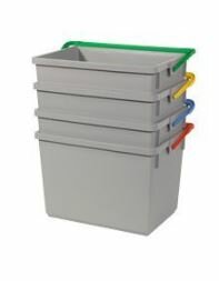 Numatic Grijze emmer 10 liter met groene hendel t.b.v. EM. 