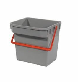 Numatic Grijze emmer 15 liter met rode hendel t.b.v. MM