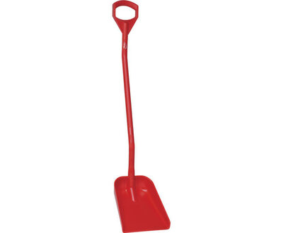Vikan Ergonomische Schop Lange Steel 1280mm Rood
