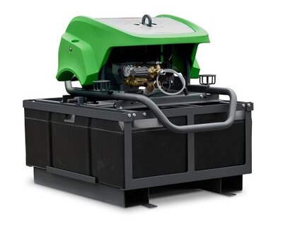 Dibo ECN-MB 150/10 SS SKID elektrische hogedrukreiniger op batterijen