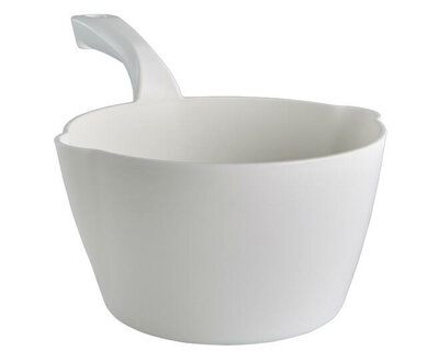 Vikan Hygiëne Schepbak Rond Met Schenktuit 2L Wit