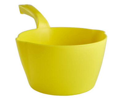 Vikan Hygiëne Schepbak Rond Met Schenktuit 2L Geel