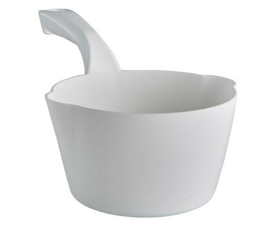 Vikan Hygiëne Schepbak Rond Met Schenktuit 1L Wit