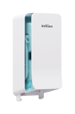 Satino Hyginity System toiletpapierdispenser voor dubbele rollen Wit JT3