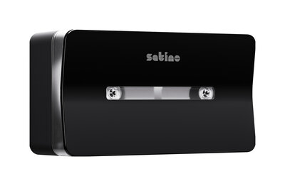 Satino Hyginity Jumbo 2-rol toiletroldispenser centerfeed Zwart CF2