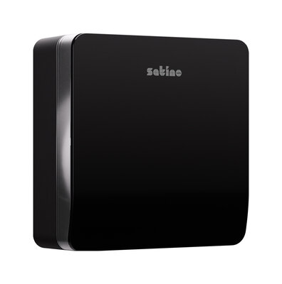 Satino Hyginity Maxi Jumbo toiletpapierdispenser L Zwart JT2