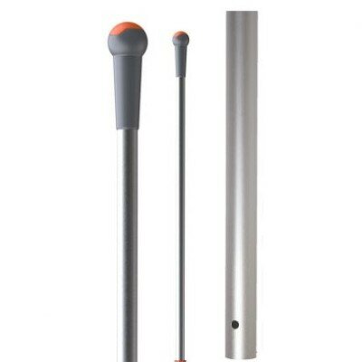 iVo Giotto Aluminium steel Oranje Handvat 145cm met 1 Gat 23mm