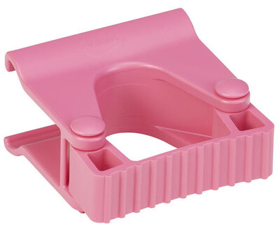 Vikan Hygiëne Klem voor Hi-Flex Wandhouder 82mm Roze