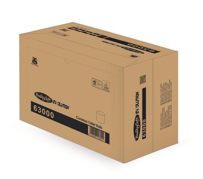 BulkySoft Coreless Toiletpapier geschikt voor de Evsolution line 1700vel pak 18rol x 178,5m. (kokerloos)