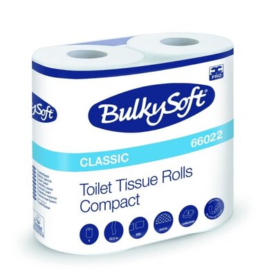 BulkySoft Toiletpapier cellulose pak 40rol x 400vel 2lgs