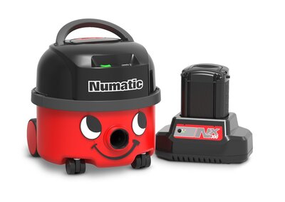 Numatic Batterijstofzuiger NBV190-NX rood met kit AA29E