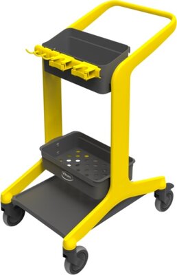 Vikan HyGo 78CM Geel– Mobiel Reinigingsstation (Werkwagen)